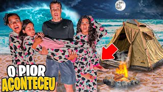 FOMOS ACAMPAR NA PRAIA A NOITE * A GENTE NÃO IMAGINAVA QUE ISSO ACONTECERIA