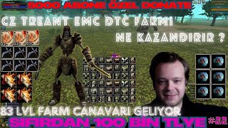 5000 ABONE ÖZEL GELEN DONATE CZ TREANT EMC DTC FARMI KNİGHT ONLİNE SIFIRDAN ZERO