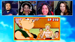 A luta de Trunks no Torneio | 4 Pessoas Reagindo | Dragon Ball Z - EP 210