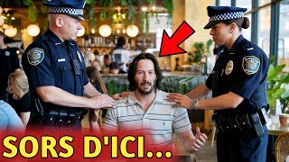 Des officiers humilient Keanu Reeves dans un diner. Mais ensuite, ils voient CA sur son bureau !