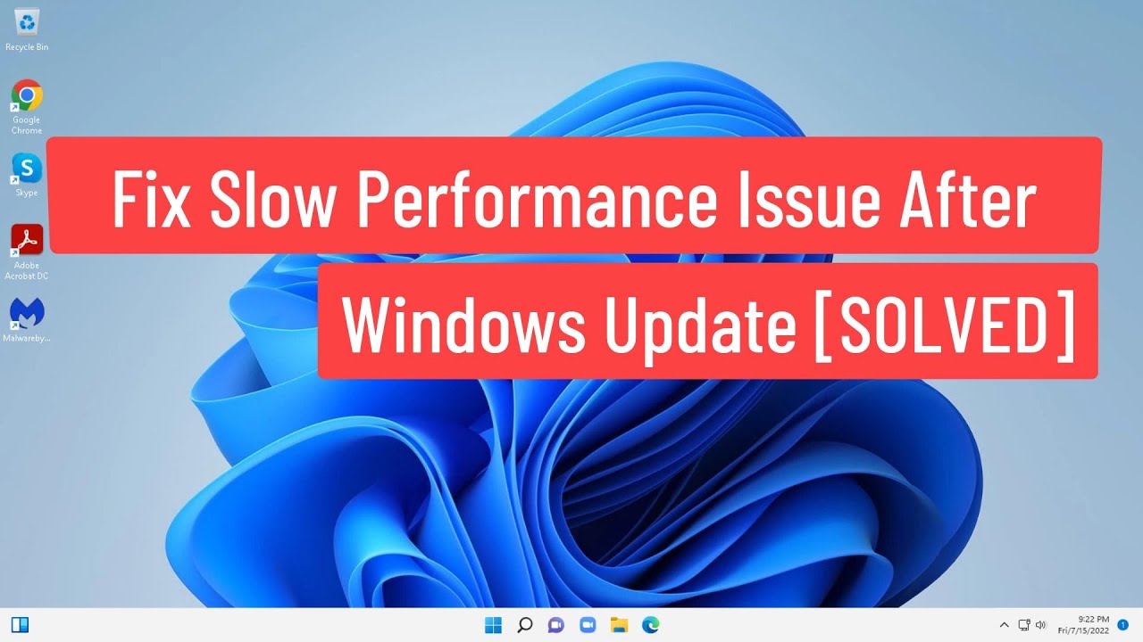 Fix Windows 11/10 Slow Performance Issue After Windows Update [SOLVED ...