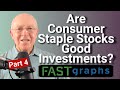 Are Consumer Staple Stocks Good Investments? (Part 4) | FAST Graphs