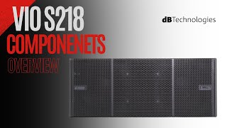 dBTechnologies VIO Series Inside VIO S218 Components overview