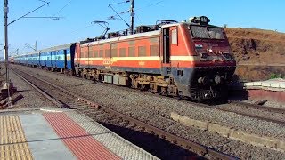 SILENT GONE ! WAP-4E With 19016 Saurashtra Express