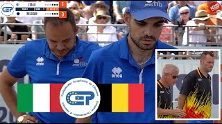 Finale 👍 ITALIE vs BELGIQUE : Championnat d'Europe de pétanque doublette 2022