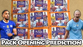 CHELSEA VS MAN CITY | Premier League 2023 Sticker Pack Prediction Opening (Panini Stickers)
