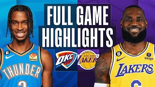 Oklahoma City Thunder vs. Los Angeles Lakers Full Game Highlights | Feb 7 | 2022-2023 NBA Season