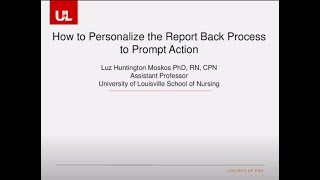 How to Personalize the Report-Back Process to Prompt Action