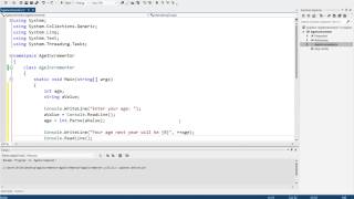 User Input and Converting a String to an Integer in C#