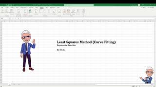 Least Squares Method (Curve Fitting) - Exponential Function