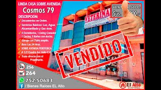 🔴 (VENDIDO), VENDO LINDA CASA EN COSMOS 79 EL ALTO