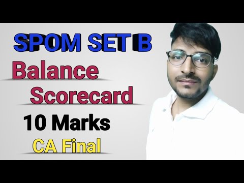 What Is Balance Scorecard CA Final SET B | SPOM SET B | Imp Question ...