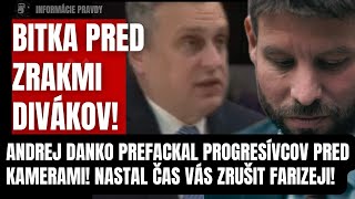 Náhly skrat počas živého vysielania! Andrej Danko napadol Šimečku a KDH! Lietali tvrdé facky…