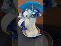 rain boots and umbrella spring arrangement rachelsuniquecrafts springdecor springvibes rainboots