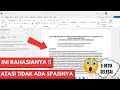 Cara Mengatasi Tulisan Tanpa Spasi di Microsoft Word