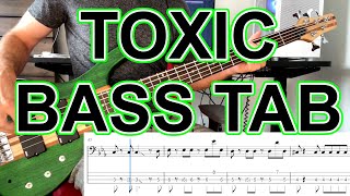 Toxic - Britney Spears (Bass Cover + Tab)