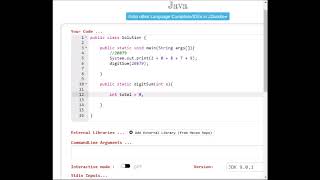 Practice It: digitSum (Java Tutorial)
