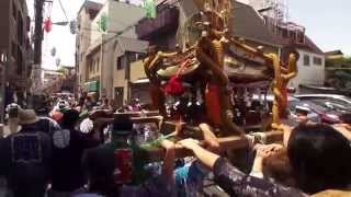 平成27年 羽田神社「羽田祭り」本社神輿全町内渡御。