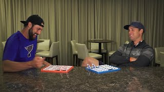 Bortuzzo and Schwartz play Guess Who