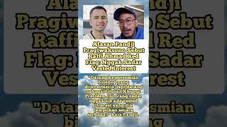 Alasan Panji Pragiwaksono sebut Raffi Ahmad red flag #raffiahmad #shorts #trending #shortsviral