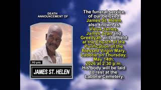James St. Helen ~ Short Obituary