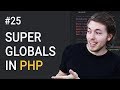 25: Different Superglobals in PHP | PHP Tutorial | Learn PHP Programming | PHP for Beginners