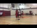 jamal reynolds 3 point shot basketball