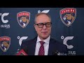 paul maurice panthers postgame tkachuk scores with 11.8 seconds left florida beats the blues