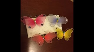 How to make a nylon stocking Butterfly