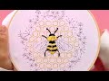 embroidery tutorial beginner’s guide by craft smith butterflies u0026 bees