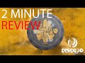 Discmania Creator Series Simon Lizotte Full Tilt | 2 Minute Review