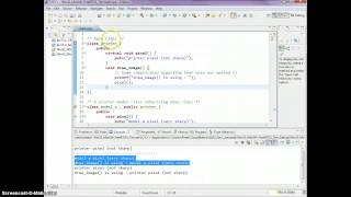 Virtual Method, Polymorphism, Abstract class in C++