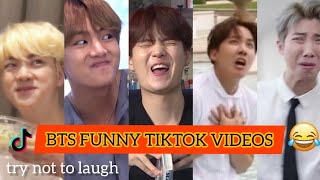 BTS funny Tik Tok Video comedy 😂 #BTS Hindi Mix TikTok video🔥try not to laugh 😂