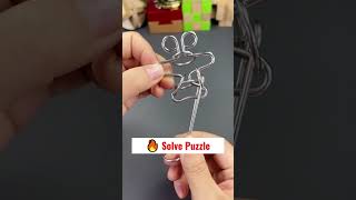 Solve Magic Metal Wire Puzzle Calabash #solve #puzzles #shorts