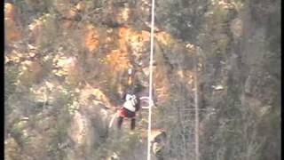 World's highest bungy jump - Raphael Moita's jump, Nov 2010