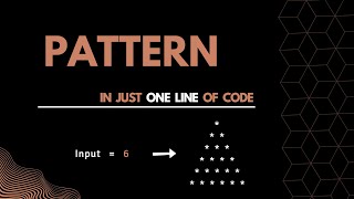 Pyramid | Equilateral Triangle | One Line Code | Python | 2022 | #pattern #python #oneliner