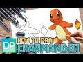 [DRAWPEDIA] HOW TO DRAW CHARMANDER FROM POKEMON - STEP BY STEP DRAWING TUTORIAL