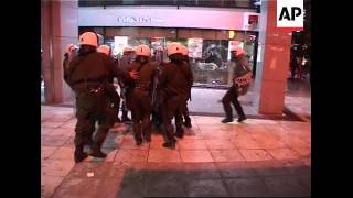 WRAP Clashes, unrest on third day of unrest ADDS Thessaloniki