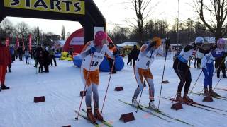 2.video.Skiing Competitions.Pārdaugavas kauss distanču slēpošanā. Rīga.Latvija. 22.12.2012.