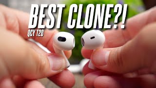 Is this the BEST Clone for the Apple Airpods 3? QCY T20 Ailypods Review!