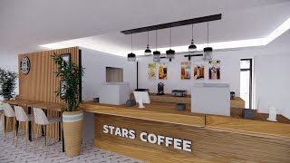 Stars Coffee kiosk concept for stadium