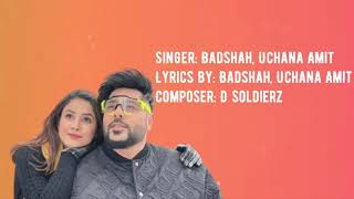 Fly | Badshah | Uchana | Sehnaaz Gill | Lyrics Video | Latest Song