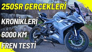 ⚠️CFMOTO 250SR DETAYLI İNCELEME‼️6000KM TECRÜBESİ😎KRONİKLER