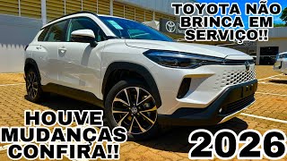 LANÇAMENTO TOYOTA COROLLA CROSS XRE JÁ 2026 EM DETALHES | 10 ANOS DE GARANTIA E MAIS TECNOLÓGICO!!