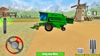 Grand Tractor Farming Games - Harvest Cuting down Wheat Simulator - Android Gameplay 2020