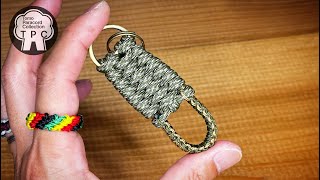 パラコードキーホルダーの作り方　スマホフィンガーストラップ　PARACORD KEY CHAIN HOW TO MAKE！