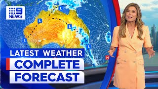 Australia Weather Update: Heavy rain expected across parts of NSW | 9 News Australia