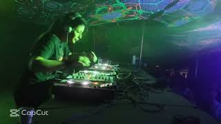 Dj PAULA playing AMETRINA Psytrance Song at OZORA 2022!