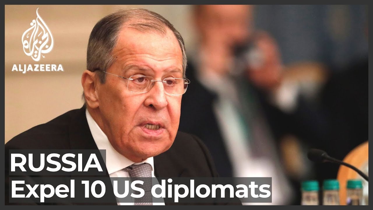 Russia To Expel 10 US Diplomats In Response To US Sanctions - YouTube