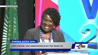 NAMIBIA VOTES 2024 - RELEASE OF FINAL ELECTION RESULTS 03/12/24